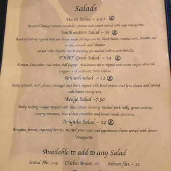 Balcony One - Menu - Cocktail Bars Near Me - Virgin, Utah