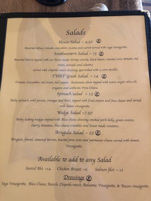 Menu photo 8 Balcony One Virgin, UT