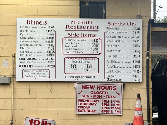 Menu photo 1 Nesbit Jacksonville, FL