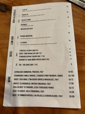Menu photo 1 Bar Piccino San Francisco, CA Menu photo 1 Bar Piccino San Francisco, CA