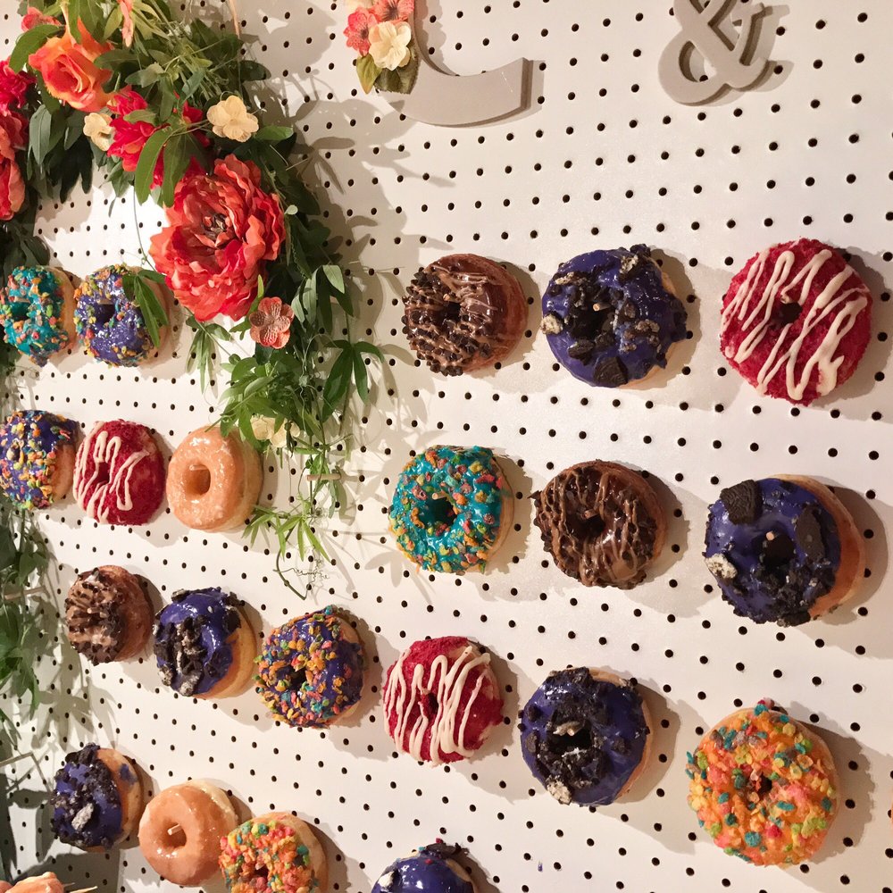 Bakers Donuts - Love this place. We recently had an engagement party for my brother and his fiancé and made this donut wall out of Bakers donuts - Donuts Near Me - Sacramento, California