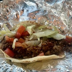Mini Jalisco Drive Thru - Carne asada taco.