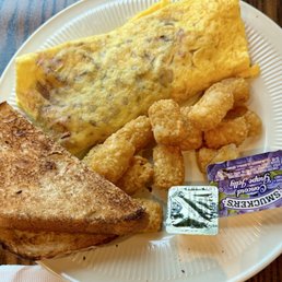 Ham and Swiss Omelette