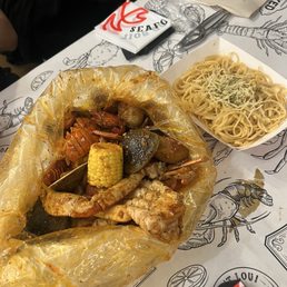 Seafood Boil and Spaghetti Seafood Boil and Spaghetti