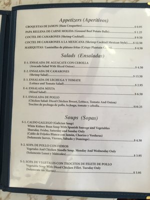 Menu photo 7 El Colmao Los Angeles, CA
