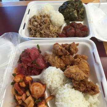 Pono Market - lau lau. pulled pork. ahi poke. another ahi poke. tako poke. fried chicken. - Hawaiian Near Me - Kapaa, Hawaii Pono Market - lau lau. pulled pork. ahi poke. another ahi poke. tako poke. fried chicken. - Hawaiian Near Me - Kapaa, Hawaii