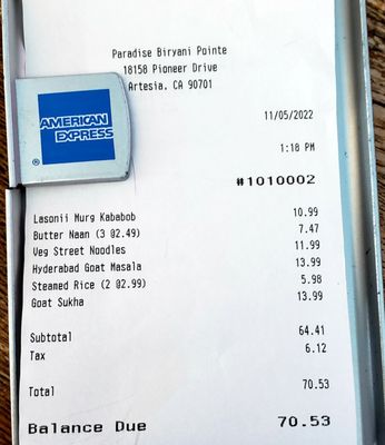 Paradise Biryani Pointe by null