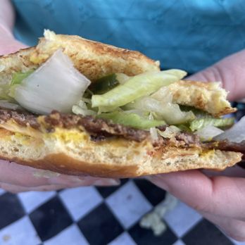 Shelby's Burgers - A burger so thin you'd think it's vegetarian. - Burgers Near Me - Spokane, Washington Shelby's Burgers - A burger so thin you'd think it's vegetarian. - Burgers Near Me - Spokane, Washington