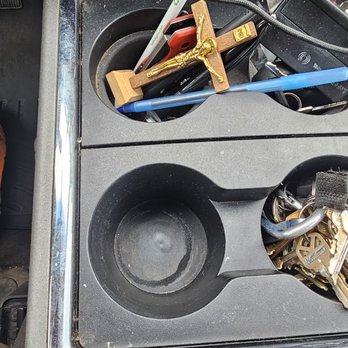 Auto Spa Hand Car Wash - Everything was out center console for cleaning...they never touched it - Auto Detailing Near Me - Niles, Illinois