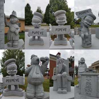 Popeye Statue - Popeye's Pals (his pals are located around town) - Landmarks & Historical Buildings Near Me - Chester, Illinois Popeye Statue - Popeye's Pals (his pals are located around town) - Landmarks & Historical Buildings Near Me - Chester, Illinois