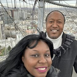 Ballon de Paris Generali - The beautiful Eiffel Tower behind us