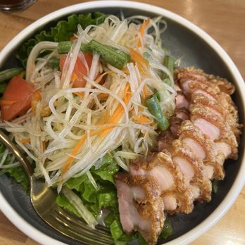 Manaao - Papaya salad with pork belly - Thai Near Me - Tustin, California