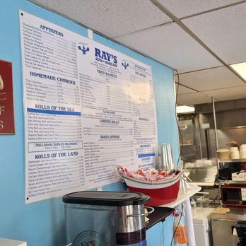 Ray's Seafood & Chowder Shack - Menu - Seafood Near Me - Portsmouth, New Hampshire