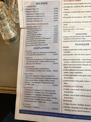 Menu photo 3 Au Chien Qui Fume Paris, 78 Menu photo 3 Au Chien Qui Fume Paris, 78