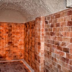 Woodstock Salt Cave - Salt Tile Wall.