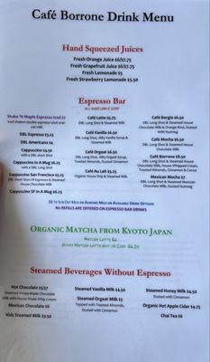 Menu photo 8 Cafe Borrone Menlo Park, CA Menu photo 8 Cafe Borrone Menlo Park, CA