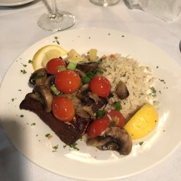 Mahi mahi. Prepared Provençal but I asked them to crispy the top in the broiler