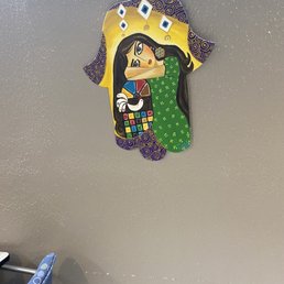 Dining area artwork