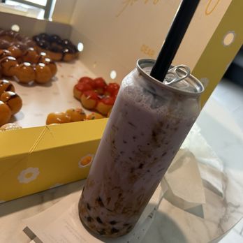 Mochinut Cottle Road - Ube bubble tea - Donuts Near Me - San Jose, California Mochinut Cottle Road - Ube bubble tea - Donuts Near Me - San Jose, California