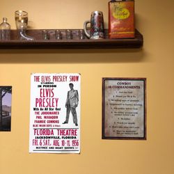 Vintage poster of Elvis Presley