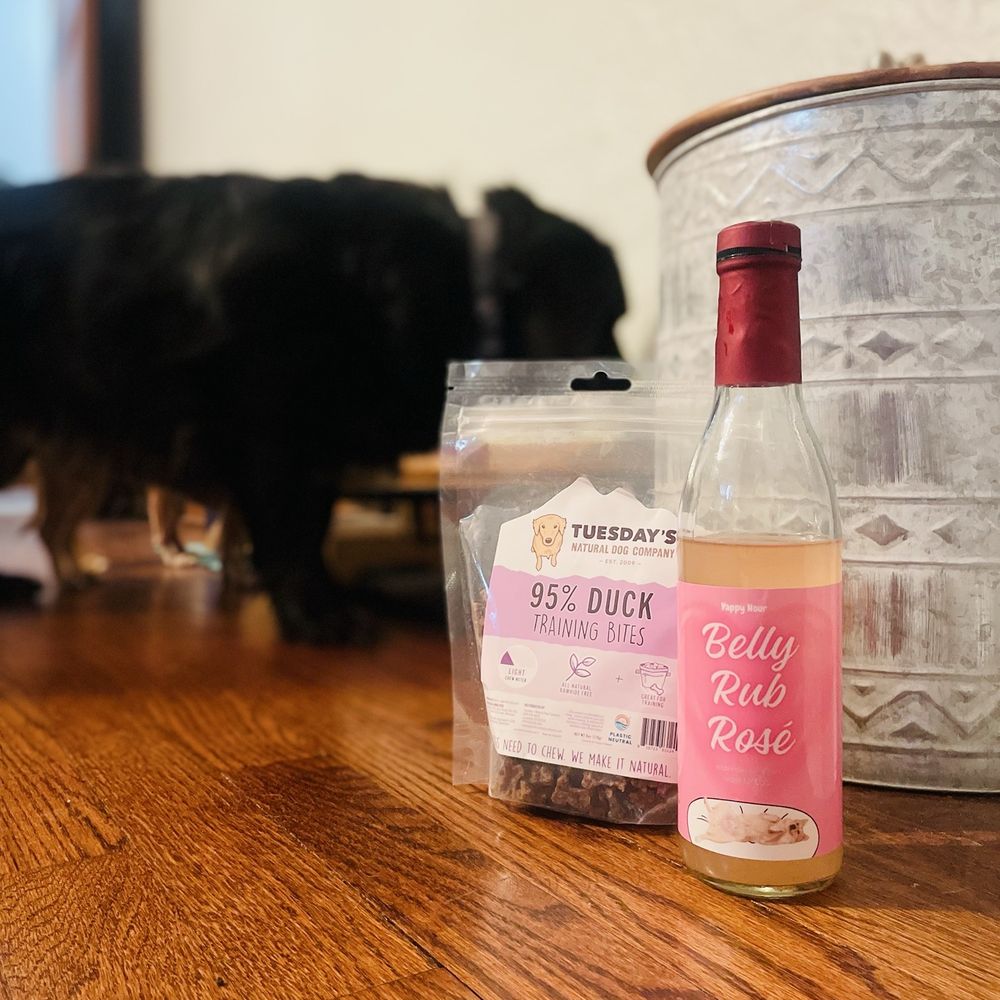 Salty Paws - Watermelon "rosé" water and duck treats! - Pet Stores Near Me - Milwaukee, Wisconsin Salty Paws - Watermelon "rosé" water and duck treats! - Pet Stores Near Me - Milwaukee, Wisconsin