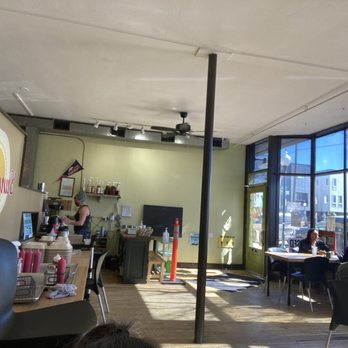 Sunny's - people sitting at tables in a coffee shop - Coffee & Tea Near Me - Denver, Colorado