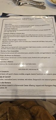 Menu photo 4 Grappolo Cucina Italiana Winter Park, FL Menu photo 4 Grappolo Cucina Italiana Winter Park, FL