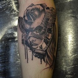 Doberman Tattoo - Face tattoo