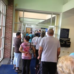 US Post Office - About half of the line.