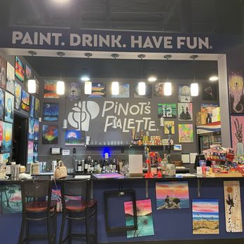 Pinot's Palette - Drink counter/bar - Paint & Sip Near Me - Puyallup, Washington Pinot's Palette - Drink counter/bar - Paint & Sip Near Me - Puyallup, Washington