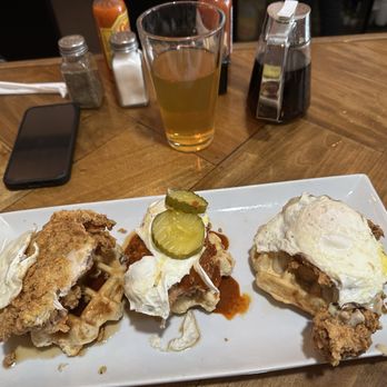 Water Street Waffle Co a Local Eatery - Our son, started eating immediately his waffles, and chicken trio combination before, I could get to it. It was that good! - Waffles Near Me - Temple, Texas Water Street Waffle Co a Local Eatery - Our son, started eating immediately his waffles, and chicken trio combination before, I could get to it. It was that good! - Waffles Near Me - Temple, Texas