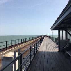Southend Pier - Not even halfway down...