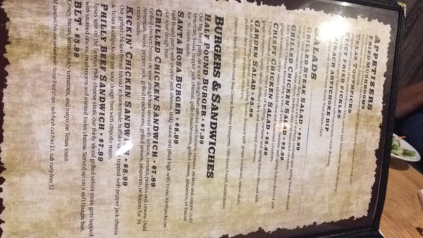 Menu photo 6 Three Hearts Vernon, TX Menu photo 6 Three Hearts Vernon, TX