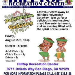 Polynesian Getaway @ Hilltop Community Park