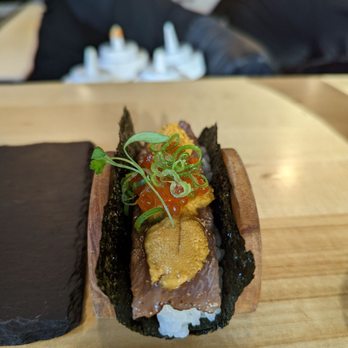 Sugo Hand Roll Bar - Wagyu uni ikura - Sushi Bars Near Me - Seattle, Washington Sugo Hand Roll Bar - Wagyu uni ikura - Sushi Bars Near Me - Seattle, Washington