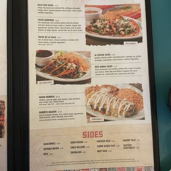 Acapulco Restaurant & Cantina - Menu 1-2026 - Mexican Near Me - Glendale, California