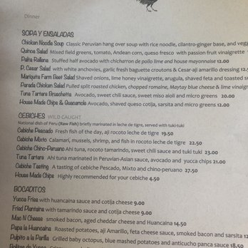 Parada - Menu - Peruvian Near Me - Walnut Creek, California Parada - Menu - Peruvian Near Me - Walnut Creek, California