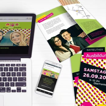 Die Agentur - Überarbeitung des Auftritts der Ausbildungsmesse Bayreuth für das junge Zielpublikum mit Umsetzung in Print- und Onlinemedien - Advertising Near Me - Bayreuth, BY