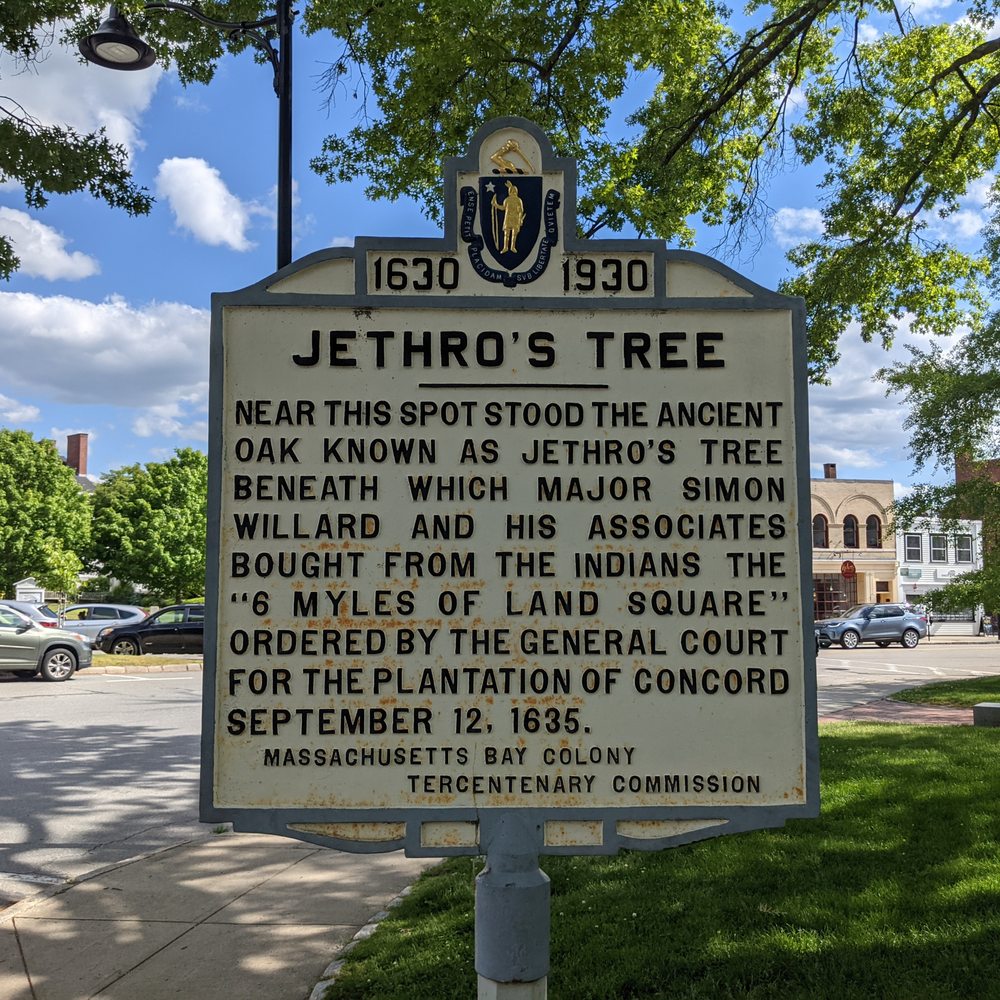 Jethro's Tree Historical Marker - Jethro's Tree Historical Marker, Concord - Landmarks & Historical Buildings Near Me - Concord, Massachusetts