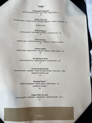 Menu photo 6 Covey Wilmington, NC