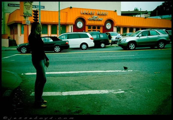Photo of Lucky Penny - San Francisco, CA, US. Outside the Lucky Penny photo by Jesse Boyd model Sunni