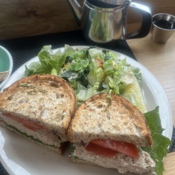Martha's - Tuna Salad but I opted for the rustic bread- Tuna was so fresh and delicious. - American Near Me - Hermosa Beach, California