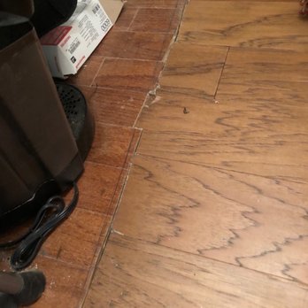 Jenkins Restorations - Old flooring on left, Jenkins flooring the right. - General Contractors Near Me - Chantilly, Virginia Jenkins Restorations - Old flooring on left, Jenkins flooring the right. - General Contractors Near Me - Chantilly, Virginia