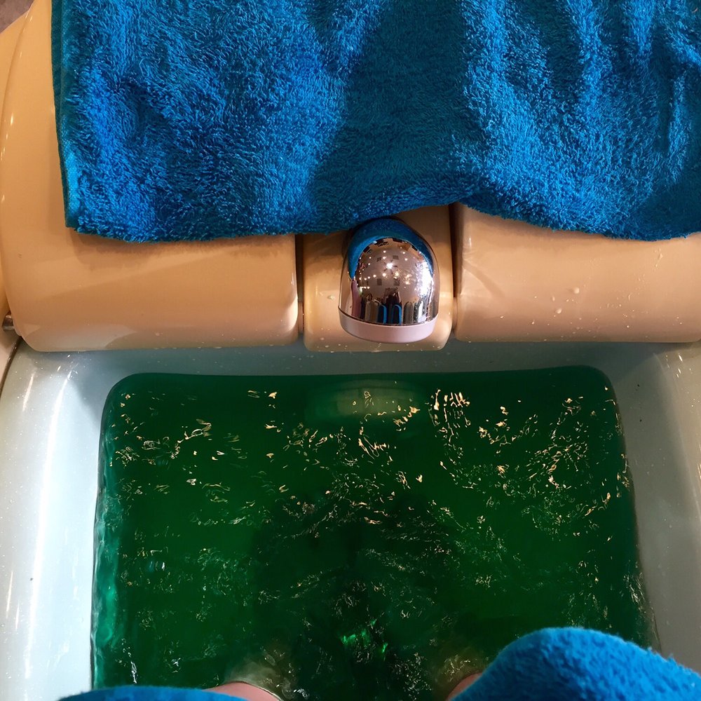Rosy Nails - Greentea salt soak water - Nail Salons Near Me - Winter Park, Florida Rosy Nails - Greentea salt soak water - Nail Salons Near Me - Winter Park, Florida