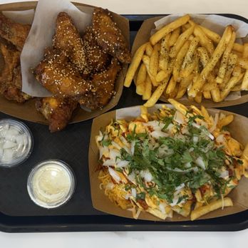 Seoul Side - Honey butter fries, kimchi fries. Lemon pepper and honey butter wings - Korean Near Me - Jersey Village, Texas Seoul Side - Honey butter fries, kimchi fries. Lemon pepper and honey butter wings - Korean Near Me - Jersey Village, Texas