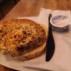 Arabica Coffee House - Everything Bagel and Cream Cheese