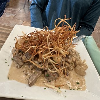 Ember & Greens - Beef Stroganoff 2/5 - New American Near Me - Houston, Texas Ember & Greens - Beef Stroganoff 2/5 - New American Near Me - Houston, Texas