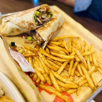 Yafa Hummus - Chicken Chicken Shawerma Wrap - Mediterranean Near Me - Tracy, California Yafa Hummus - Chicken Chicken Shawerma Wrap - Mediterranean Near Me - Tracy, California