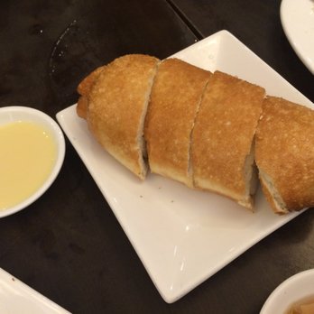 Asian Legend - Fried Bread with sweet condensed milk as a dipping ( this desert was interesting) - Dim Sum Near Me - Toronto, Ontario Asian Legend - Fried Bread with sweet condensed milk as a dipping ( this desert was interesting) - Dim Sum Near Me - Toronto, Ontario