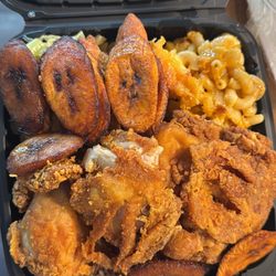 Top Taste Jamaica - Fried chicken, fried plantains, baked mac n cheese